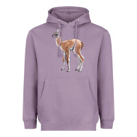 Lavender Guanaco Llama Baby Heavyweight Hoodie - LillyAllenDesigns
