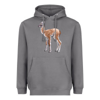 Storm Guanaco Llama Baby Heavyweight Hoodie - LillyAllenDesigns