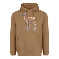 Toasted Coconut Guanaco Llama Baby Heavyweight Hoodie - LillyAllenDesigns
