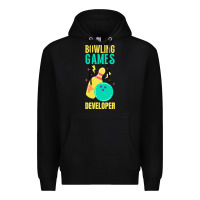 Black Bowling Games Developer Premium Hoodie - lanVoArt