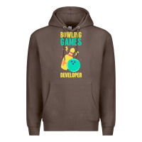 Coffee Bowling Games Developer Premium Hoodie - lanVoArt