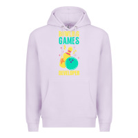 Lilac Bowling Games Developer Premium Hoodie - lanVoArt