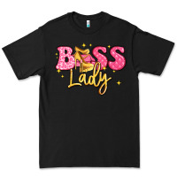 Black boss lady Premium Tee - LillyAllenDesigns
