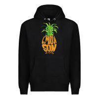 Black vintage psych pineapple of gus c'mon son! crazy lover gift t shirt Premium Hoodie - lanVoArt