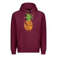Burgundy vintage psych pineapple of gus c'mon son! crazy lover gift t shirt Premium Hoodie - lanVoArt