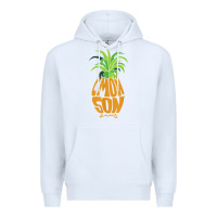 White vintage psych pineapple of gus c'mon son! crazy lover gift t shirt Premium Hoodie - lanVoArt