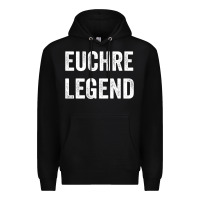 Black Euchre Legend Best Euchre Card Board Game Player Gift Premium Hoodie - lanVoArt