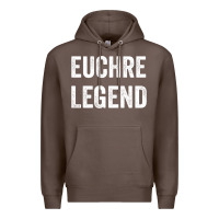Coffee Euchre Legend Best Euchre Card Board Game Player Gift Premium Hoodie - lanVoArt