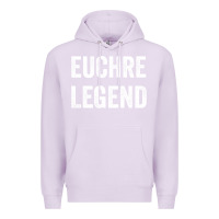 Lilac Euchre Legend Best Euchre Card Board Game Player Gift Premium Hoodie - lanVoArt