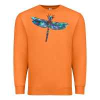 Carrot Blue Dragonfly Premium Sweatshirt - LillyAllenDesigns