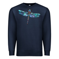 Navy Blue Dragonfly Premium Sweatshirt - LillyAllenDesigns