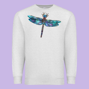 Blue Dragonfly Premium Sweatshirt Designed By Lillyallendesigns