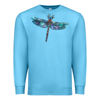 Ocean Blue Blue Dragonfly Premium Sweatshirt - LillyAllenDesigns