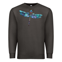 Smoke Blue Dragonfly Premium Sweatshirt - LillyAllenDesigns