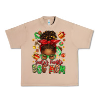 Burro santas favorite dog mom afro messy bun Urban Heavy Tee - texasbilliewilder