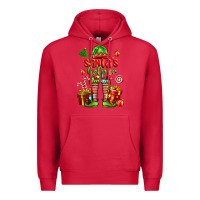 Cardinal santa s helper Premium Hoodie - FaDigitalArtStudio