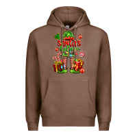 Chestnut santa s helper Premium Hoodie - FaDigitalArtStudio