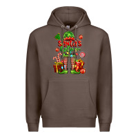 Coffee santa s helper Premium Hoodie - FaDigitalArtStudio