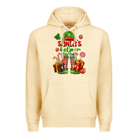 Pina Colada santa s helper Premium Hoodie - FaDigitalArtStudio