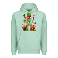 Seafoam santa s helper Premium Hoodie - FaDigitalArtStudio