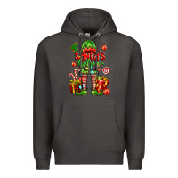 Smoke santa s helper Premium Hoodie - FaDigitalArtStudio