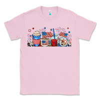 Bubblegum Pink 4th of july coffe cups Classic Tee - RanaPortraitStore