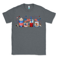 Charcoal Heather 4th of july coffe cups Classic Tee - RanaPortraitStore