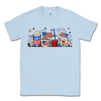 Dusty Blue 4th of july coffe cups Classic Tee - RanaPortraitStore
