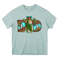 Arona dad san judas sunflower leopard turquoise Heavy Core Tee - JahusDesignShop