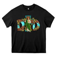 Black dad san judas sunflower leopard turquoise Heavy Core Tee - JahusDesignShop