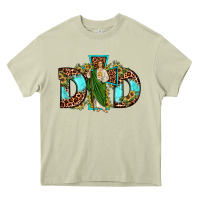 Mossy dad san judas sunflower leopard turquoise Heavy Core Tee - JahusDesignShop