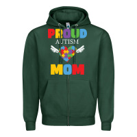 Sports Green lil autism mom Zipper Hoodie - CowhideDigitalArt