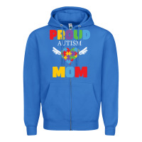 True Royal lil autism mom Zipper Hoodie - CowhideDigitalArt