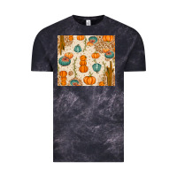 Cloud Black Fall Pumpkins Vintage Tee - texasbilliewilder
