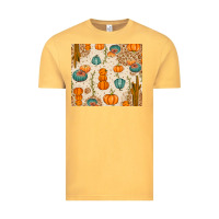 Vintage Mustard Fall Pumpkins Vintage Tee - texasbilliewilder