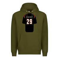 Army Green cam taylor britt jersey Premium Hoodie - lanVoArt