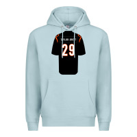 Blue Mist cam taylor britt jersey Premium Hoodie - lanVoArt