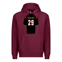 Burgundy cam taylor britt jersey Premium Hoodie - lanVoArt