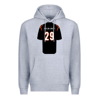 Heather Grey cam taylor britt jersey Premium Hoodie - lanVoArt