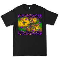 Black mardi gras street lights Premium Tee - LillyAllenDesigns