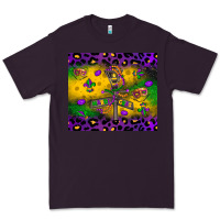 Plum mardi gras street lights Premium Tee - LillyAllenDesigns