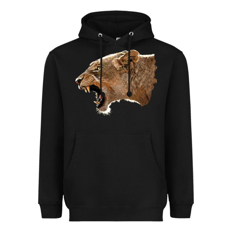 Puma Head Heavyweight Hoodie by LillyAllenDesigns | Teevron