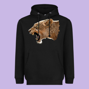 Puma Head Heavyweight Hoodie Designed By Lillyallendesigns