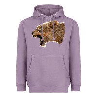 Lavender Puma Head Heavyweight Hoodie - LillyAllenDesigns