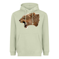 Matcha Puma Head Heavyweight Hoodie - LillyAllenDesigns