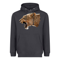 Smoke Puma Head Heavyweight Hoodie - LillyAllenDesigns