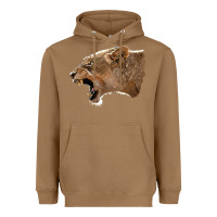 Toasted Coconut Puma Head Heavyweight Hoodie - LillyAllenDesigns