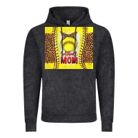 Vintage Black softball with leopard tumbler tbs Vintage Hoodie - TumblerDesignByShophia