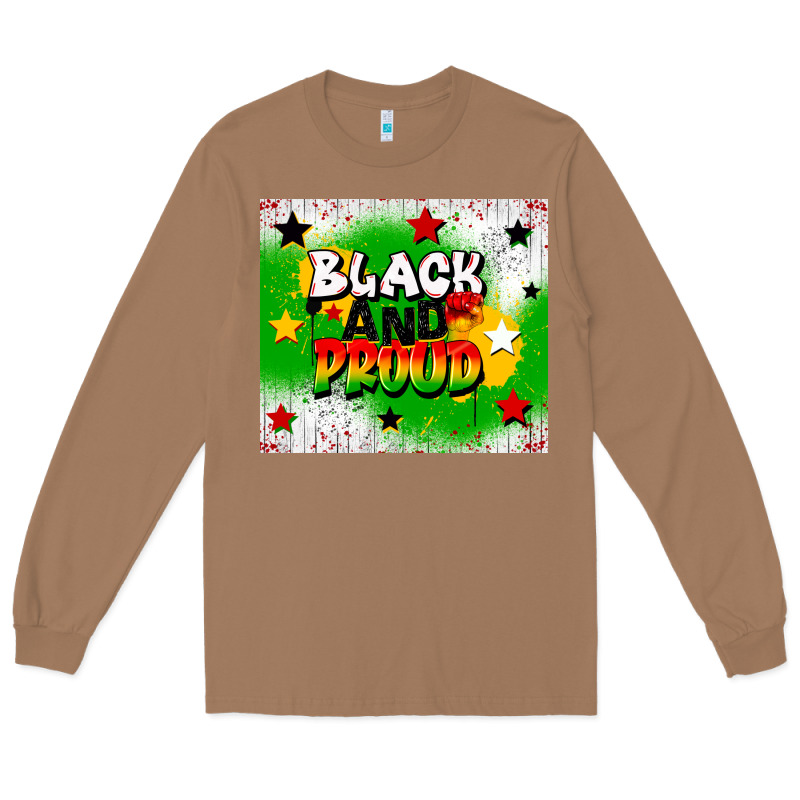 Black And Proud Long Sleeve Tee by CowGirlArtShop | Teevron
