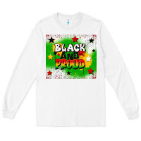 White black and proud Long Sleeve Tee - CowGirlArtShop